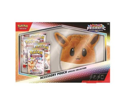 Pokemon Prismatic Evolutions Accessory Pouch Special Collection 6 Box Case